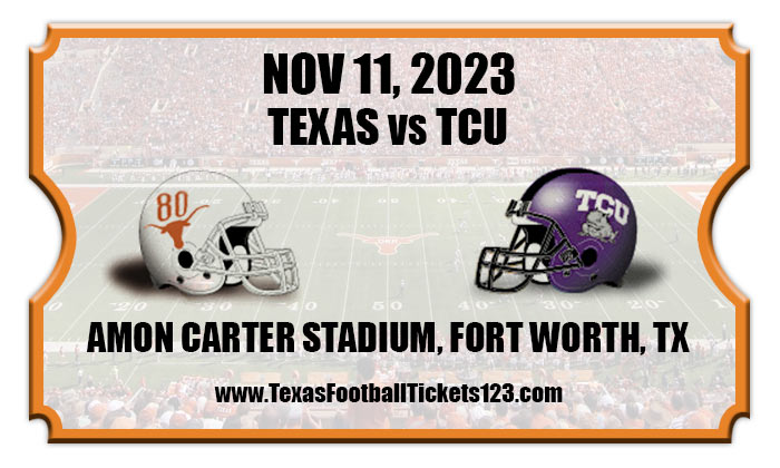 Texas Longhorns Vs Tcu Horned Frogs Football Tickets 111123 2803